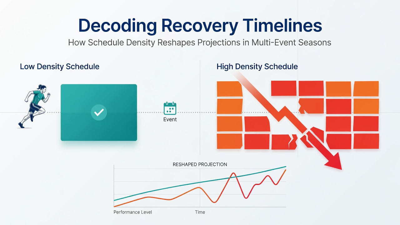 Athletes navigating packed schedules with limited recovery windows between events